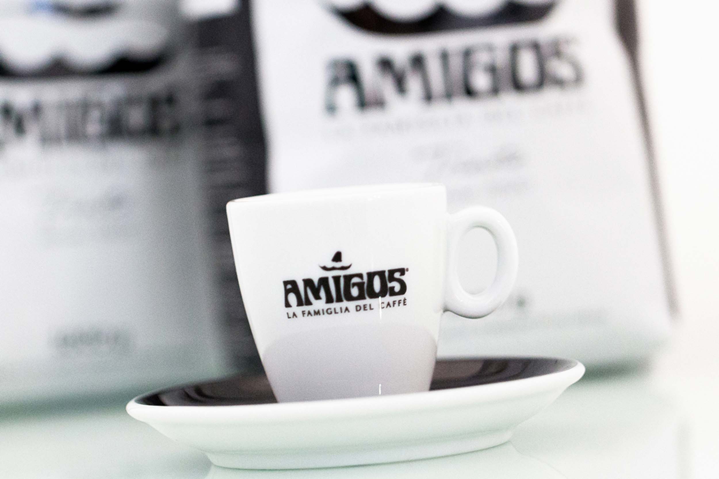 Amigos caffè at triestespresso expo with « 7 origini », the new 100% arabica blend